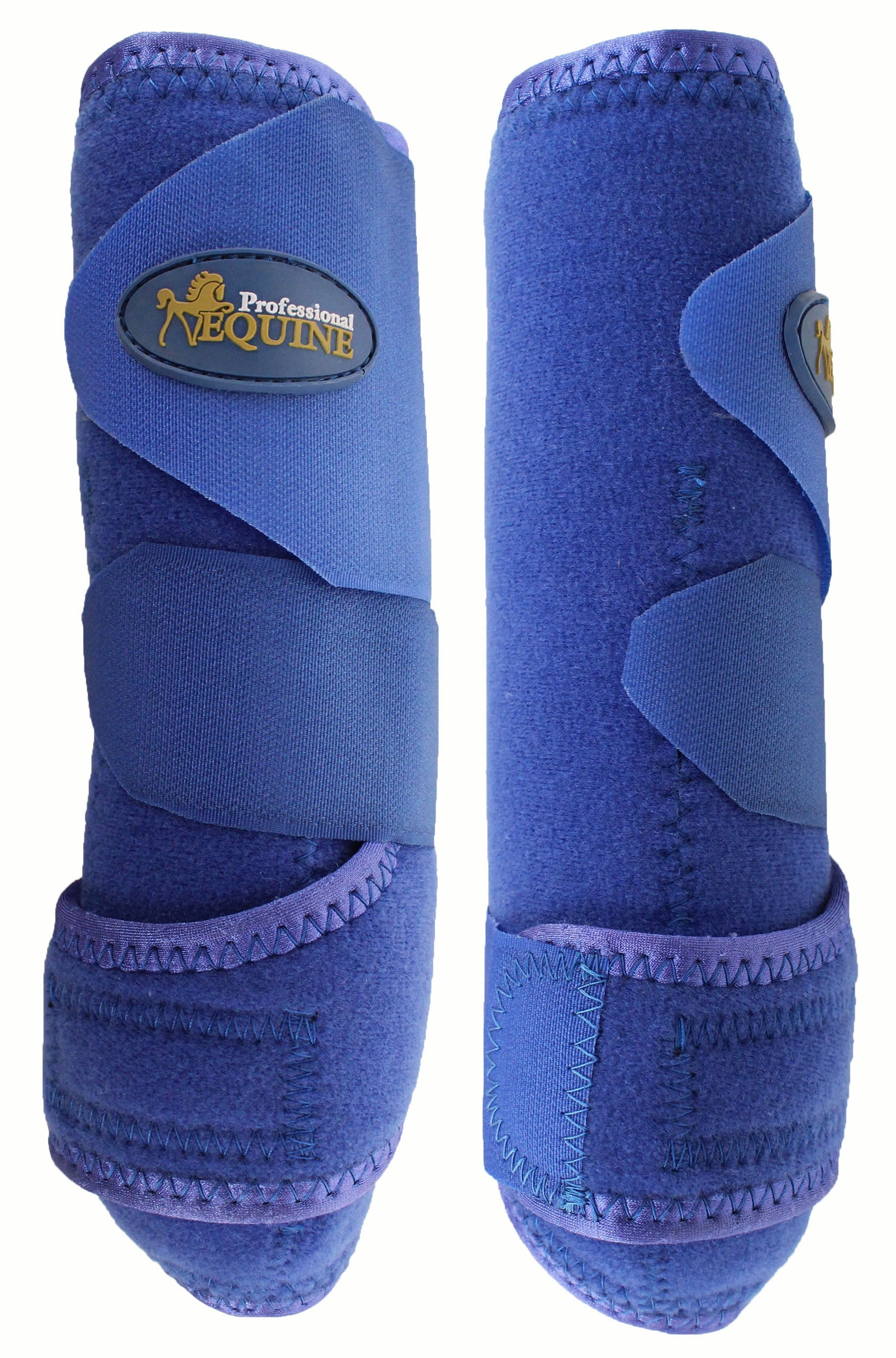 Professional Equine Medium Sports Medicine FRONT Splint Boots Blue