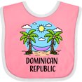 thumbnail image 3 of Inktastic Summer Vacatoion in the Dominican Republic Boys or Girls Baby Bib, 3 of 4