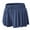 Dark blue, variant on 5-12T Girls Flowy Shorts with Spandex Liner 2-in-1 Youth Butterfly Skirts for Fitness, Running, Sports
