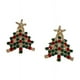 thumbnail image 5 of Pendientes de borlas de árbol de Navidad coloridos europeos y americanos para mujer, dulces pendientes de Navidad largos con decoraciones navideñas huecas y estrellas, 5 of 5
