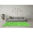 thumbnail image 3 of Ahgly Company Indoor Round Abstract Green Modern Area Rugs, 3' Round, 3 of 4