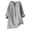 Z28-GY1, variant on Women's Linen Blend Henley Tunic, Roll-Up Sleeve V-Neck Button Top, Oversized Casual Shirt with Pocket