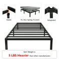 thumbnail image 3 of yookare 14" 3500Lbs Heavy Duty Metal Foundation Bed Frame,Twin XL, 3 of 9
