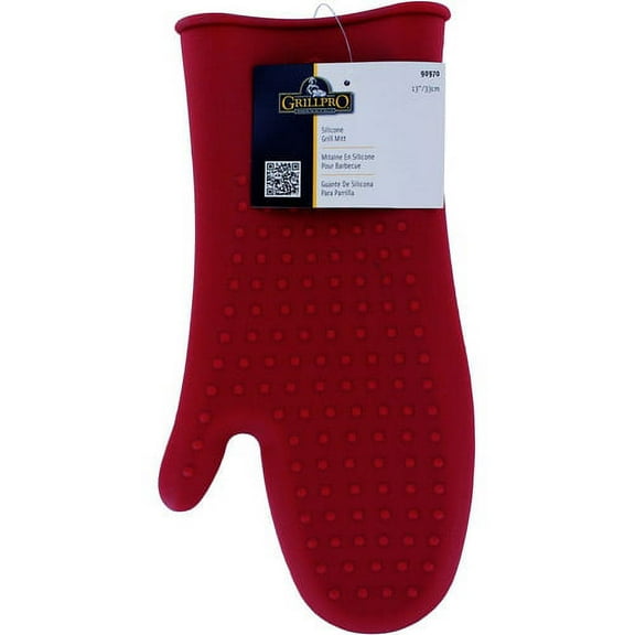 Onward Grill Pro 90970 Red Silicone Grill & Oven Mitt