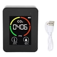 thumbnail image 1 of Air Monitor, TVOC Sensor Auto Alarm CO2 Detector Clear Display 400-5000ppm For Office, 1 of 8