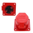 thumbnail image 4 of Industrial Socket, IP44 Waterproof Brass Guides 4Pin Socket  For Construction Sites, 4 of 8