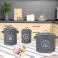 thumbnail image 4 of DOLITY Onion Kitchen Food Crisper Vegetable & Fruit Saver Container Fresh Storage Grey C Grey, 4 of 7
