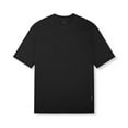 thumbnail image 5 of Askfv Men's Oversized T shirt Solid Color Gym Top Short Sleeve Split Hem Streetwear, 5 of 5