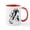 White/Red Inside, variant on CafePress - Bumblebee Mugs - 11 oz Ceramic Mug - Novelty Coffee Tea Cup