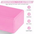 thumbnail image 3 of Yoga Block and Strap Set, 2 Soft Non-Slip Yoga Blocks 9x6x3 inches, 6FT Strap Provides Strength and Stability, Latex-Free EVA Foam for Yoga, Pilates, Stretching and Toing, 3 of 7