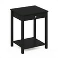 thumbnail image 5 of Furinno Classic Side Table, 2-Tier Modern End Table with Small Drawer and Open Shelf, Night Stand, Bedside Table, for Living Room, Bedroom, Dark Americano, 5 of 5