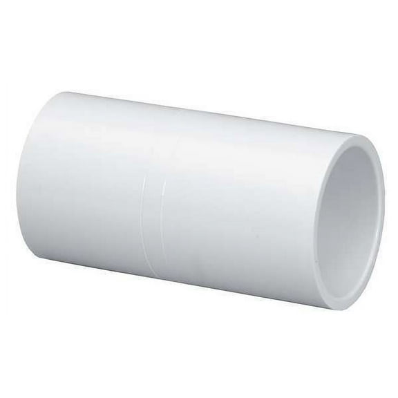 ZoroSelect PVC Deep Socket Coupling, Socket x Socket, 4 in Pipe Size