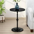 thumbnail image 2 of Pemberly Row Contemporary Spindle Table in Black Wood Finish, 2 of 5