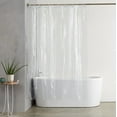 thumbnail image 1 of HZKAICUN Water Resistant Vinyl Shower Curtain Liner with Metal Grommets and Plastic Hooks - 72" X 72", Clear, 1 of 6
