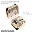 thumbnail image 2 of Panda Sunflower Travel Portable Square Display Case Decorative Box Jewelry Stand Earring Holder for Girls and Women: Stores Rings, Earrings, Necklaces, Bracelets, and More, 2 of 6