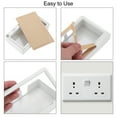 thumbnail image 3 of Uxcell 2pcs Outdoor Plug Cover Electrical Outlet Protector Box Cover 86 Type Transparent, 3 of 5