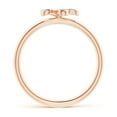 thumbnail image 2 of ANGARA Natural Pave-Set Diamond Daisy Ring in 14K Rose Gold for Women (Size-1.5mm | Color-K | Clarity-I3) | April Birthstone, Birthday, Anniversary, Jewelry Gift for Women | Natural Diamond Ring, 2 of 9
