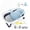Blue/Bath Net, variant on Folding Baby Bathtub, Travel Portable Newborn, with Cushion+ Bath Cap+ Thermometer+ Floatation Toy, Blue