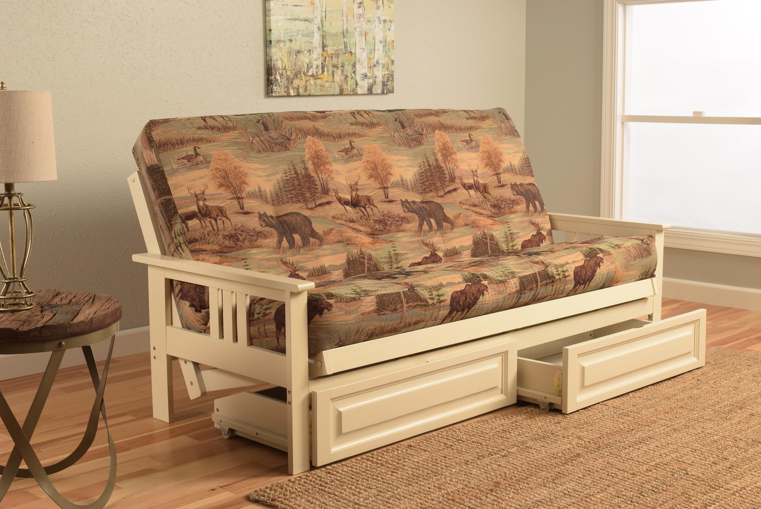 Kodiak Furniture Monterey Full Frame with Storage DrawersColorAntique