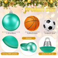 4 Pcs Outdoor Christmas Ornaments 12 Inch Christmas Plastic Balls