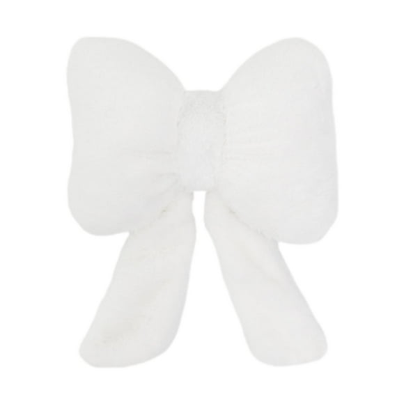 Almohada de coche para el cuello, suave, cómoda, para conducir, para casa, ergonómica, de felpa, para la oficina Blanco