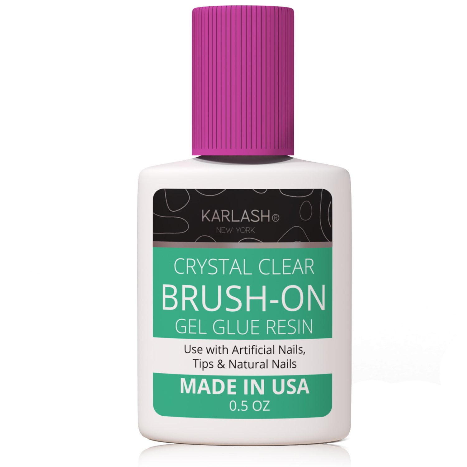 Karlash Professional Dip System Crystal Clear Brush On gel glue resin 0.5 oz