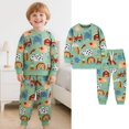 thumbnail image 4 of Jamsmile Toddler Boys Outfits Sets Home Clothes Long Sleeve Cartoon Sweatshirts + Jogger Pants Casual Kids Boys Wear Playwear, 4 of 8