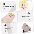thumbnail image 3 of Muñecos de gatos de peluche Molar para mascotas, juguetes para gatitos, perritos, gatos, cachorros, juguete interior mezclado con suministros, forma de dibujos animados, 5 uds. Sincero Electrónica, 3 of 5
