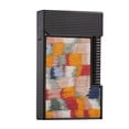 thumbnail image 5 of Kerosene lighter, Top Metal Pocket Lighter Daily Use, Sold Without Fuel.,SKU00822-黑色方块木纹（木纹颜色随机）, 5 of 12