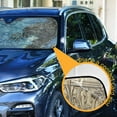 thumbnail image 3 of WOBOGO Ntricate Details Pattern Car Windshield Sunshades Autopilot Lightweight Accordion Sun Visor 57×31.5in, 3 of 8