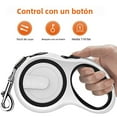 thumbnail image 4 of Correa para perro de nailon retráctil duradera de 5M - 20 KG, extensible 3/5/8M, adecuada para cachorros pequeños, medianos y grandes, correa para caminar, 4 of 5