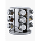 thumbnail image 1 of Especiero Giratorio De Acero Inoxidable 12 Frascos, 1 of 4