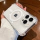 thumbnail image 2 of Shockproof Transparent Magnetic Phone Case For iPhone 15 14 13 11 12 Pro Max 15 Plus For Magsafe Wireless Charge Acrylic Cover, 2 of 5