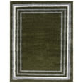 thumbnail image 4 of SAFAVIEH Border & Stripe Hyram Bordered Shag Area Rug, Green, 5'3" x 7'6", 4 of 4