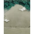 thumbnail image 1 of BSDHOME Polyester 5x7ft Mur Feuilles Vertes Décors de Photographie Accessoires Photo Studio Arrière-Plan, 1 of 2