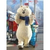 Big polar bear REDBROKOLY mascot white teddy bear