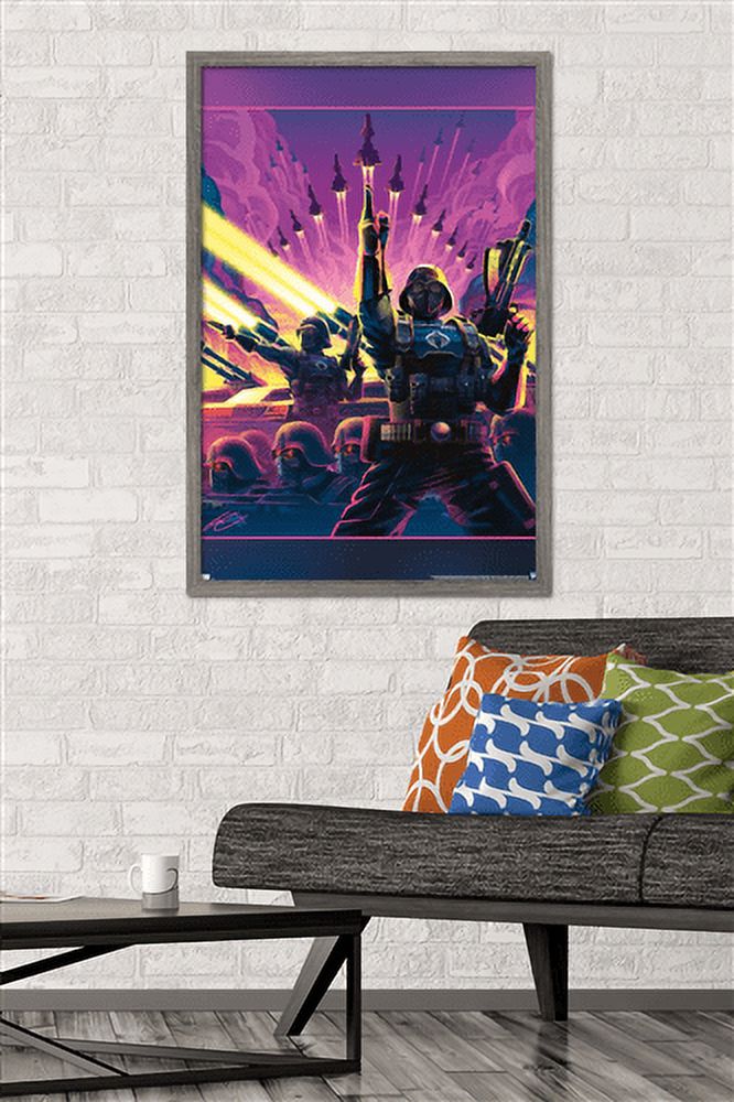 G.I. Joe - Cobra Officer Wall Poster, 22.375" x 34", Framed