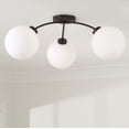 thumbnail image 3 of Capital Lighting 257131BI-557 Amos 3 Light 28" Wide Semi-Flush Ceiling Fixture - Grey, 3 of 4