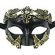 thumbnail image 3 of Máscara de mascarada, accesorios de disfraz para hombre, máscara de graduación, cubierta facial, novedad romana, media cara B, 3 of 9