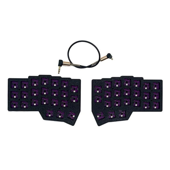 Wired Split Keyboard Left Right Hand Keyboard Kit Hot Swap ErgonomicsÐσ