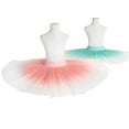 thumbnail image 2 of Girls Professional Tutu Skirts Puffy Tulle Performance Ballet Costume Party Princess 5 Layers Dance Skirt, 2 of 7