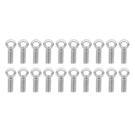 

20Pcs Lifting Eye Bolt 304 Stainless Steel AntiCorrosion Heavy Duty Machinery Shoulder M6