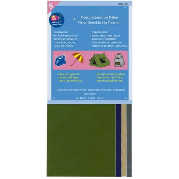 Sewing Essentials Earth Tones Pressure Sensitive Nylon Patches