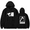 BLACK, variant on TX2 Hatchet Hoodie Men's Hip Hop Printing Pullover Hooded Sweatshirts
