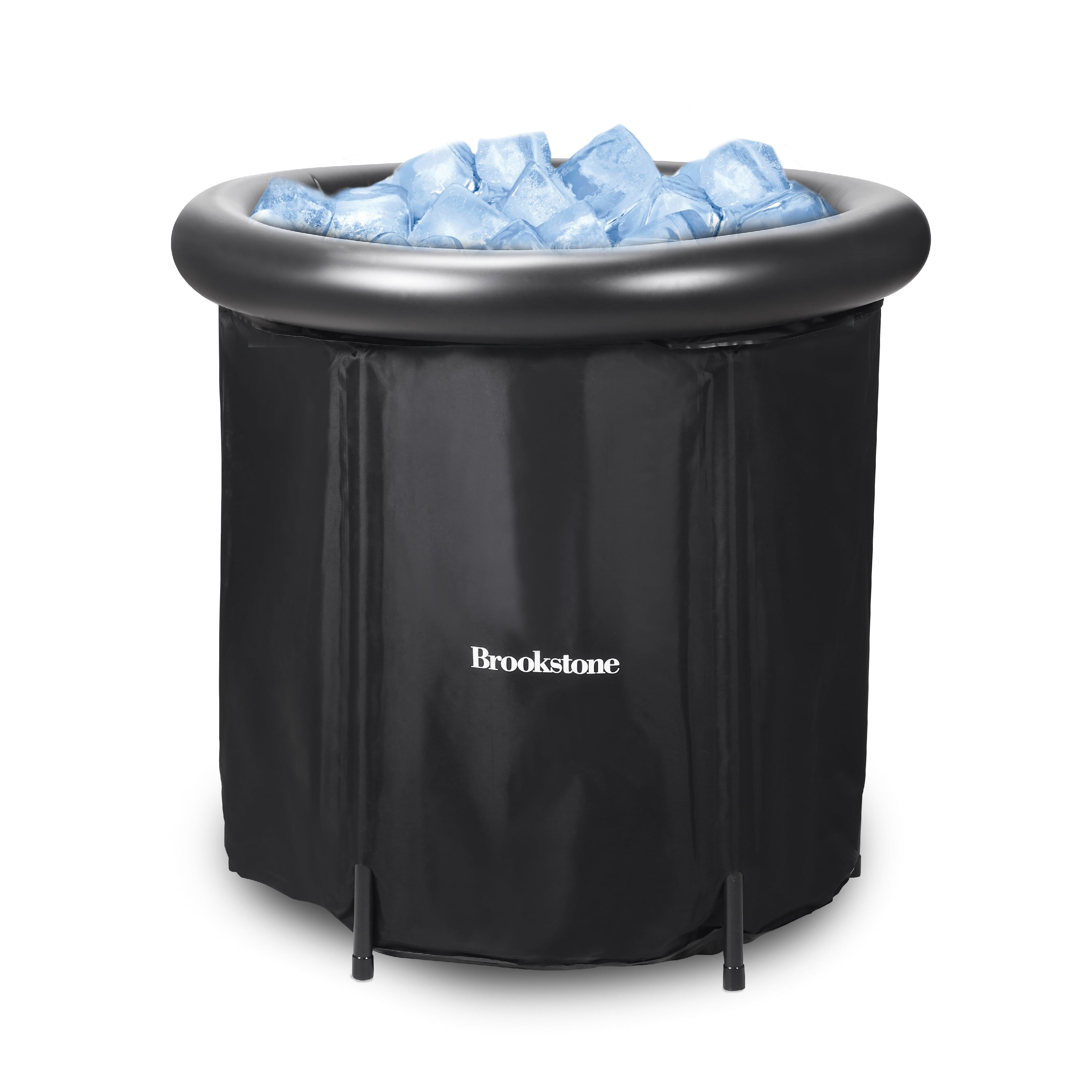 Brookstone Portable Ice Bath Cold Plunge Water Therapy Tub, Plastic Cover, Helps with Arthritis, Athletes Recovery, One Size
