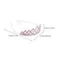 thumbnail image 4 of Weiweiguan Exquisite Women Crown Wedding Crown Headdress Rhinestone Bride Tiara Decor, 4 of 6