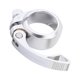 thumbnail image 1 of Abrazadera de tija de sillín de bicicleta de liberación rápida de 41 mm anodizada para tija de sillín de aluminio de 33,9 mm Plata, 1 of 9