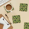 thumbnail image 6 of Xecao Fresh Avocado for MDF Cork Coaster 4 Pcs,Drink Coasters,Suit for House Warming Gifts New Home ,Coffee Table Decor-Square, 6 of 7