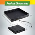 thumbnail image 3 of Wakeman Outdoors 39.5” Foldable Portable Shower Pan Base Floor with Drainpipe for RV or Camping, 3 of 8