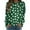 Z1 Green-4, variant on Womens St. Patrick'S Day Fall Tops Green Sequin Pattern Long Sleeve Winter Clothing for Women,Green,2XL